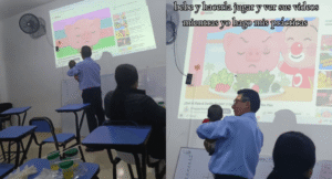 ¡Conmovedor! Profesor peruano cuida al bebé de su alumna en clase y se vuelve viral en redes